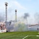 Detroit City FC's branded beer is Smoke Delay IPA, named for the—you guessed it–fan-induced smoke delays that often accompany home matches. 